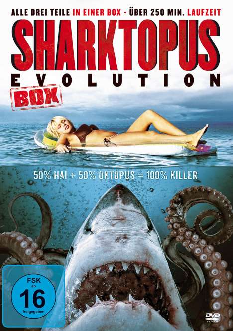 Sharktopus Evolution Box, DVD