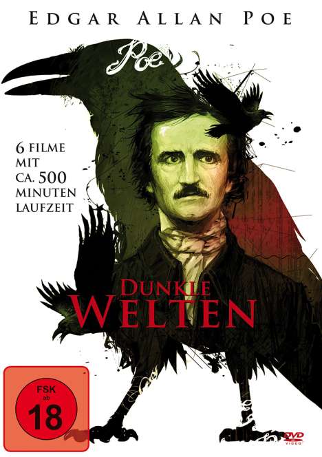 Edgar Allan Poe - Dunkle Welten (6 Filme auf 2 DVDs), 2 DVDs