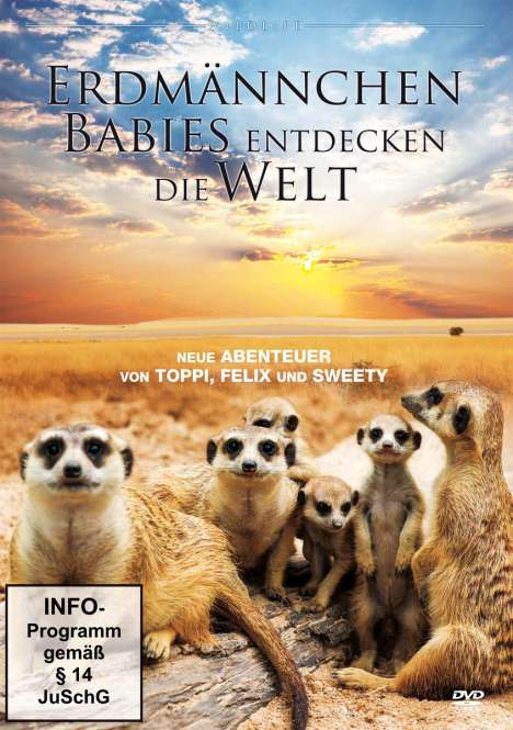 Erdmännchen Babies entdecken die Welt, DVD