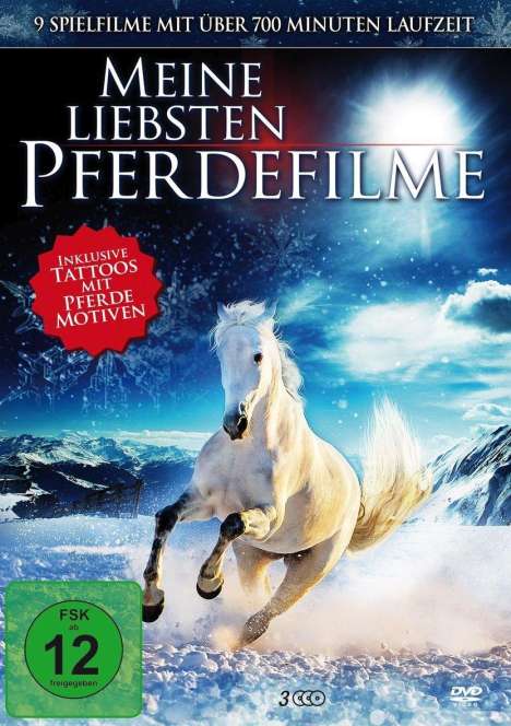 Meine liebsten Pferdefilme (9 Filme auf 3 DVDs), 3 DVDs