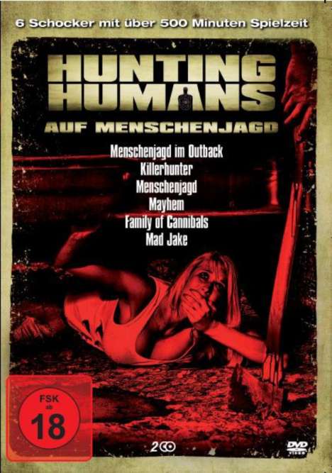 Hunting Humans Box (6 Filme auf 2 DVDs), 2 DVDs