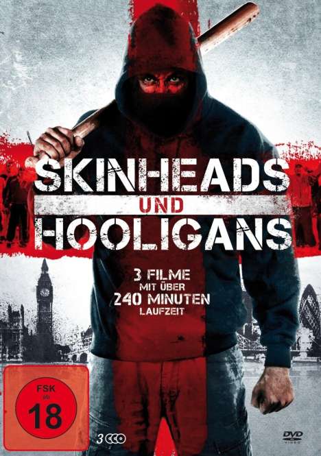 Skinheads und Hooligans - Box Edition (3 Filme), 3 DVDs