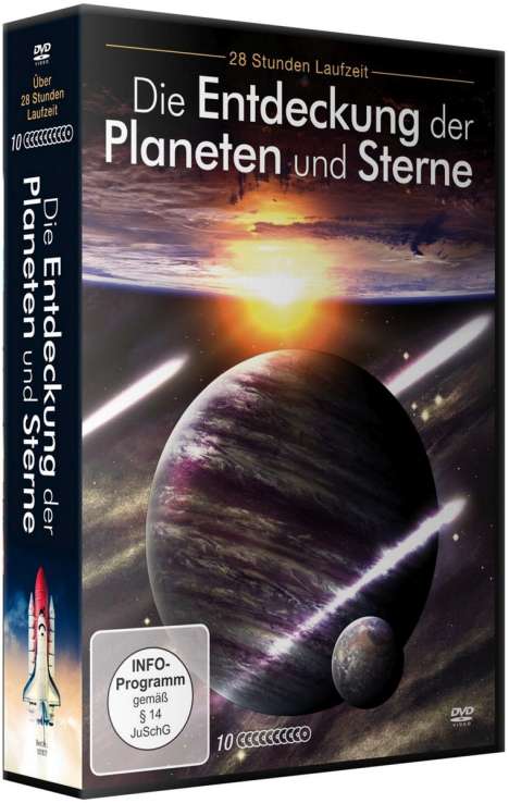 Die Entdeckung der Planeten und Sterne, 10 DVDs