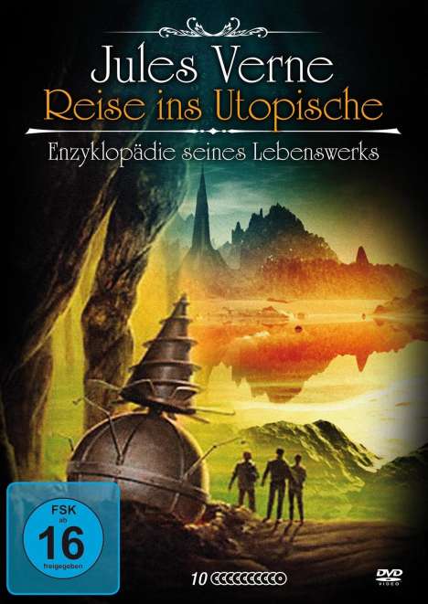 Jules Verne: Reise ins Utopische - Enzyklopädie seines Lebenswerks, 10 DVDs