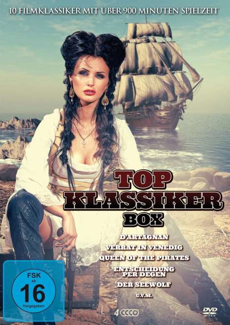 Top Klassiker Box (10 Filme), 4 DVDs