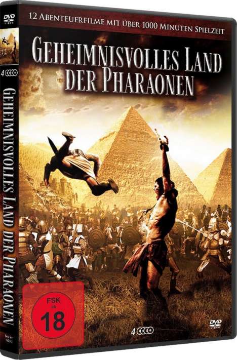 Geheimnisvolles Land der Pharaonen, 4 DVDs