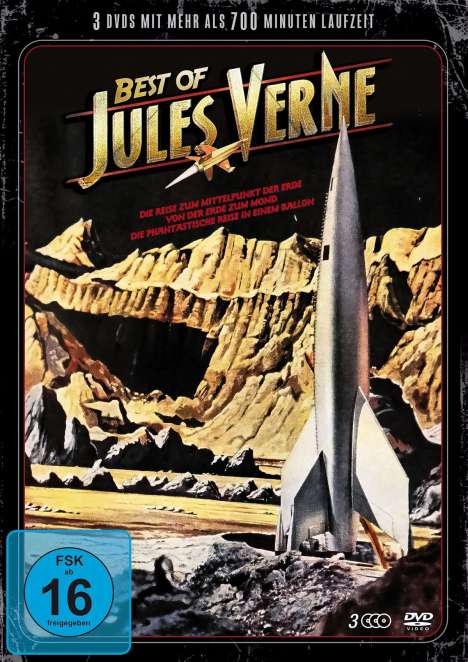Best of Jules Verne (9 Filme auf 3 DVDs), 3 DVDs