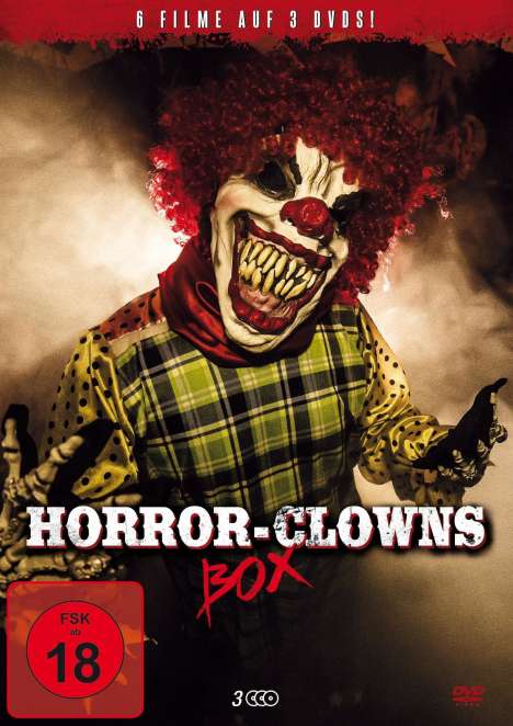 Horror-Clowns Box (6 Filme auf 3 DVDs), 3 DVDs