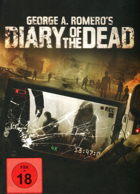 Diary of the Dead (Blu-ray &amp; DVD im Mediabook), 1 Blu-ray Disc und 1 DVD