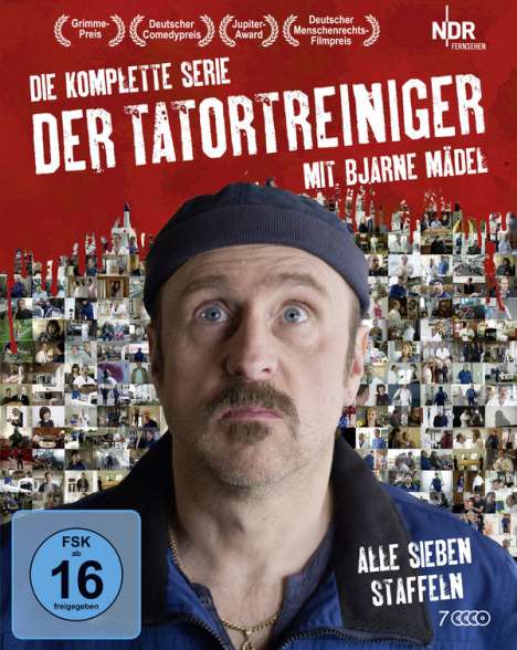 Der Tatortreiniger (Komplette Serie) (Blu-ray), 6 Blu-ray Discs und 1 DVD