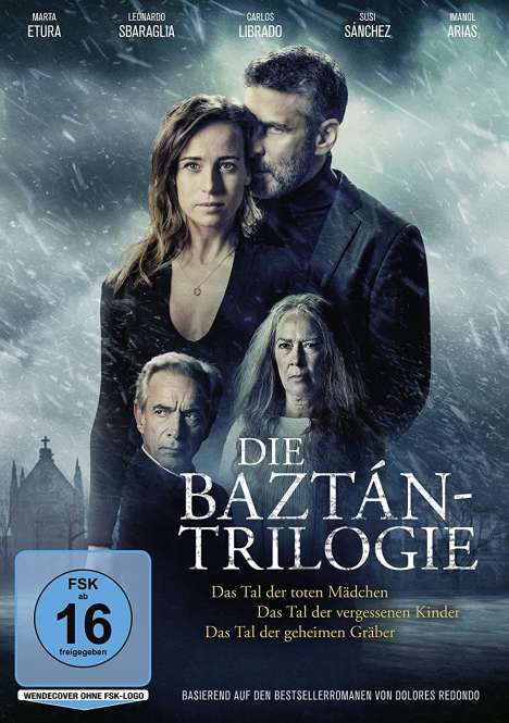 Die Baztán-Trilogie: Das Tal der toten Mädchen / Das Tal der vergessenen Kinder / Das Tal der geheimen Gräber, 3 DVDs
