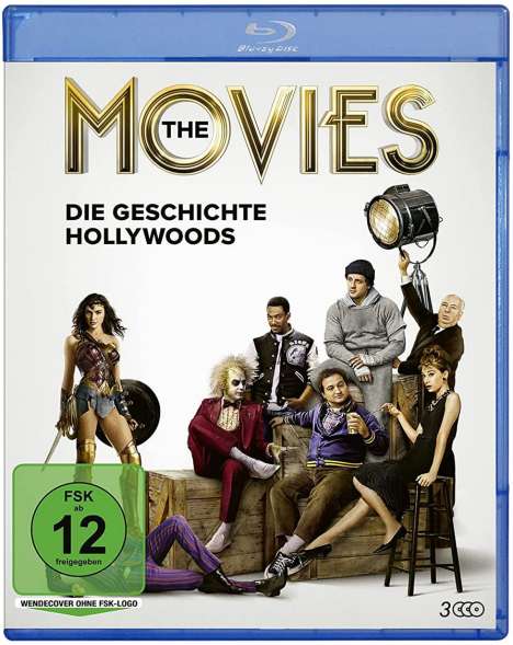 The Movies - Die Geschichte Hollywoods (Blu-ray), 3 Blu-ray Discs