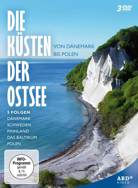 Die Küsten der Ostsee, 2 DVDs