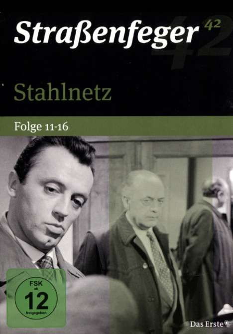 Straßenfeger Vol. 42: Stahlnetz Folge 11-16, 4 DVDs