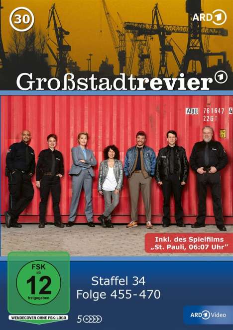 Großstadtrevier Box 30 (Staffel 34), 5 DVDs