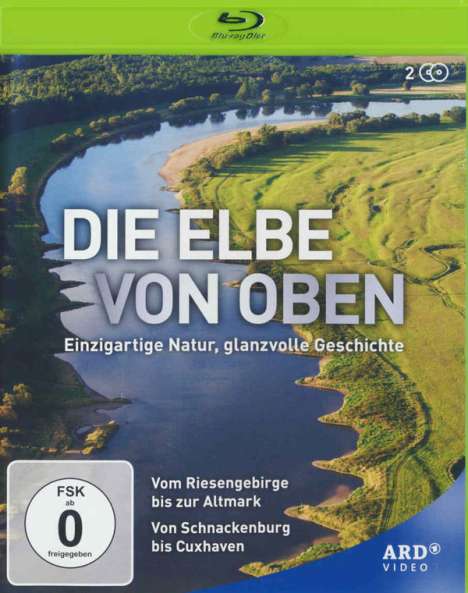 Die Elbe von oben (Blu-ray), 2 Blu-ray Discs
