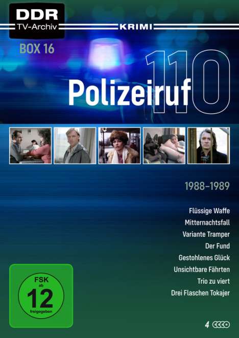 Polizeiruf 110 Box 16, 4 DVDs