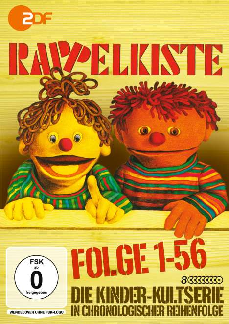 Rappelkiste (Komplette Serie), 8 DVDs