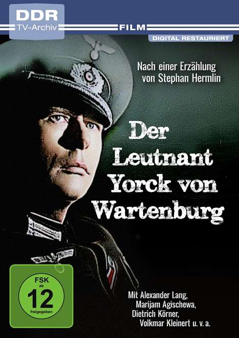 Der Leutnant Yorck von Wartenburg, DVD