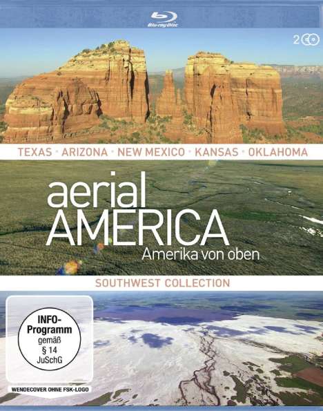 Aerial America - Amerika von oben: Southwest Collection (Blu-ray), 1 Blu-ray Disc und 1 DVD