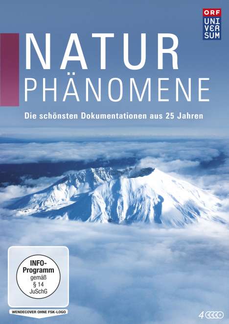 Natur Phänomene - Die schönsten Dokumentationen aus 25 Jahren UNIVERSUM, 4 DVDs