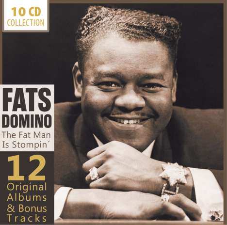 Fats Domino: The Fat Man Is Stompin' - 12 Original Albums &amp; Bonus Tracks, 10 CDs