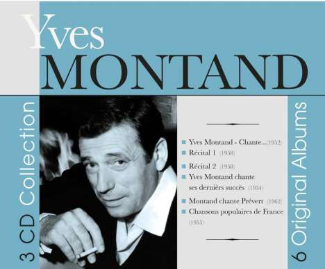 Yves Montand: 6 Original Albums, 3 CDs