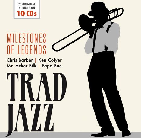 Jazz Sampler: Trad Jazz (Milestones Of Legends), 10 CDs