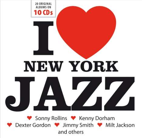 Jazz Sampler: I Love New York Jazz, 10 CDs