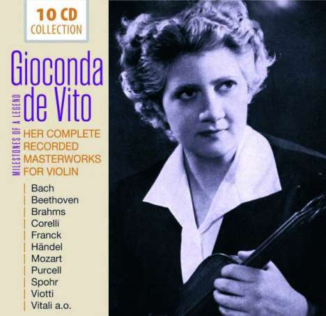 Gioconda De Vito - Her Complete Recorded Masterworks for Violin, 10 CDs