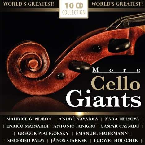 More Cello Giants, 10 CDs