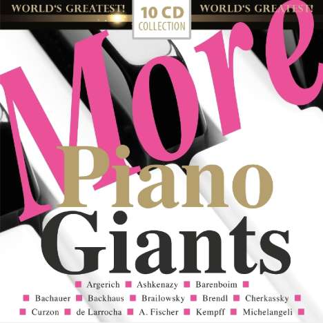 More Piano Giants, 10 CDs