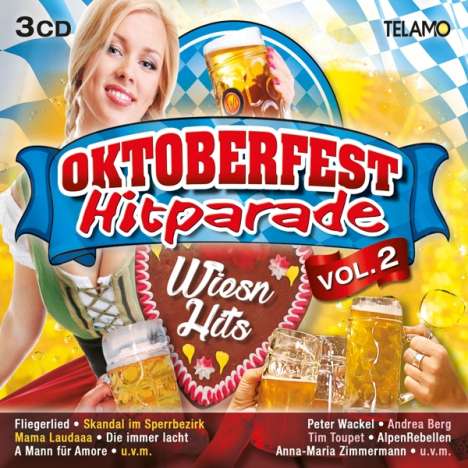 Oktoberfest Hitparade: Wiesn Hits Vol.2, 3 CDs