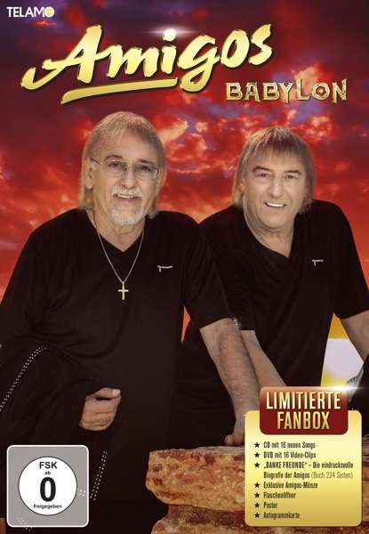 Die Amigos: Babylon (Limitierte Fan-Box), 1 CD, 1 DVD, 1 Buch und 1 Merchandise