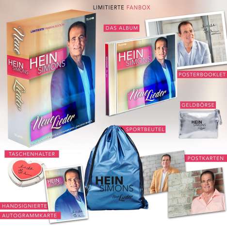 Hein Simons (Heintje): Neue Lieder (limitierte Fanbox), 1 CD und 1 Merchandise
