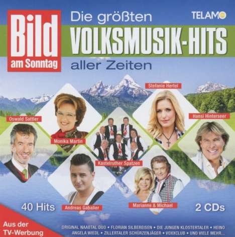 Bild am Sonntag: Die größten Volksmusik-Hits aller Zeiten, 2 CDs