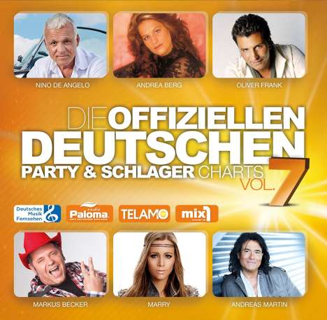 Die offiziellen deutschen Party- &amp; Schlager-Charts Vol.7, 2 CDs