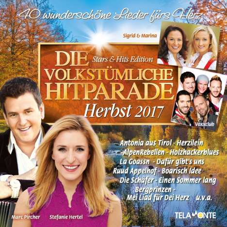 Die volkstümliche Hitparade Herbst 2017, 2 CDs