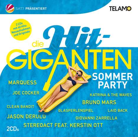 Die Hit Giganten: Sommer Party, 2 CDs