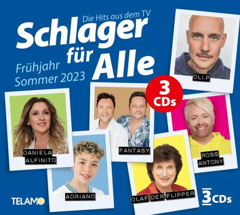Schlager für Alle (Frühjahr / Sommer 2023), 3 CDs