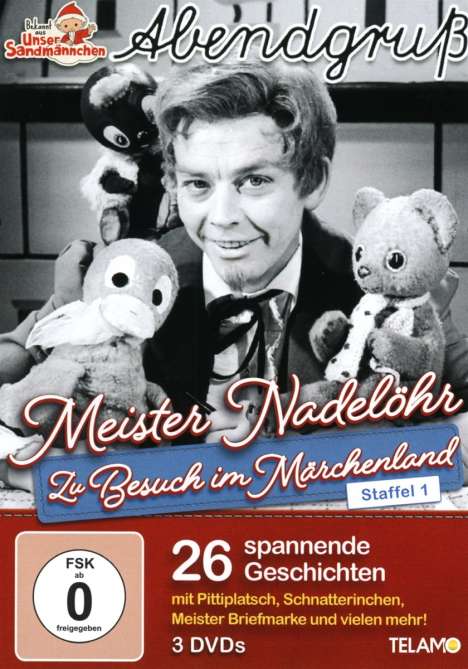 Unser Sandmännchen - Abendgruß: Zu Besuch im Märchenland - Staffel 1, 3 DVDs