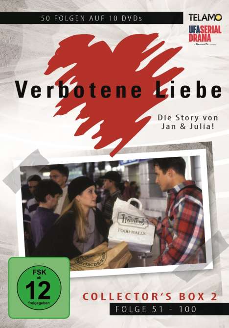 Verbotene Liebe Collector's Box 2 (Folge 51-100), 10 DVDs