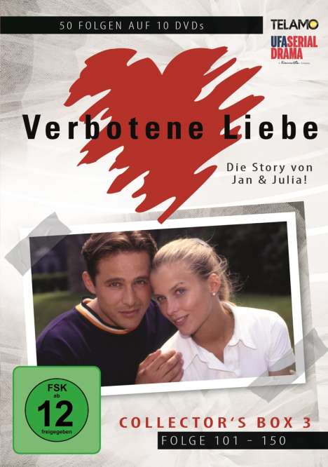 Verbotene Liebe Collector's Box 3 (Folge 101-150), 10 DVDs