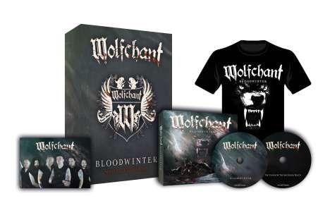 Wolfchant: Bloodwinter (Limited Special Deluxe Box + Shirt Gr.M), 2 CDs und 1 T-Shirt