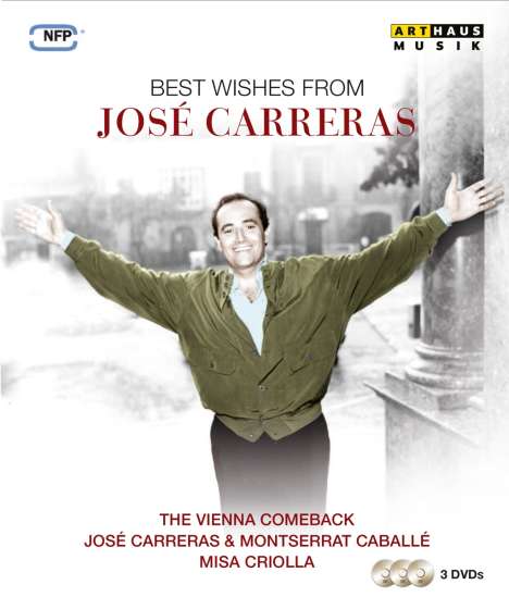 Jose Carreras - Best Wishes From Jose Carreras, 3 DVDs
