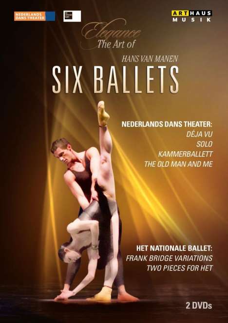 Hans Van Manen - Six Ballets, 2 DVDs