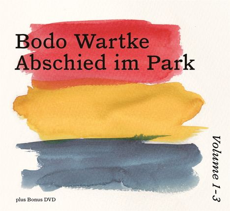 Bodo Wartke: Abschied im Park Vol.1 - 3, 3 CDs und 1 DVD