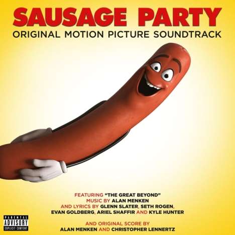Filmmusik: Sausage Party (180g) (Limited Numbered Edition) (Ketchup &amp; Mustard Colored Vinyl), 2 LPs