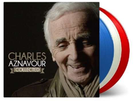 Charles Aznavour (1924-2018): Collected (180g) (Limited-Numbered-Edition) (»French Flag« Blue/White/Red Vinyl), 3 LPs