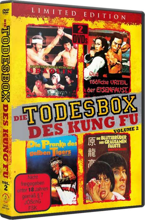 Die Todesbox des Kung Fu Vol. 2, 2 DVDs